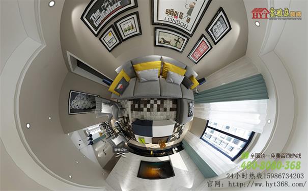 简约小清新360全景效果图