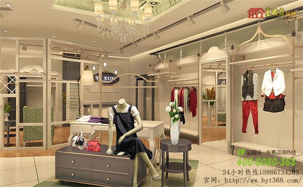 美式女装店装修设计效果图
