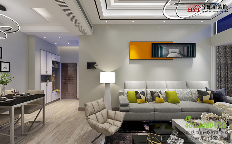 宝安西乡装饰loft户型装修，loft样板房案例-现代风格
